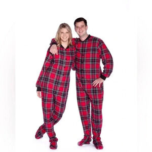 Bigfeet men Pajamas size Large with feet NWOT